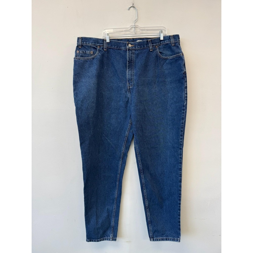 Vintage Levis 550 Jeans Womens 22 43" Blue Tapered High‎ Rise Plus Denim 90s